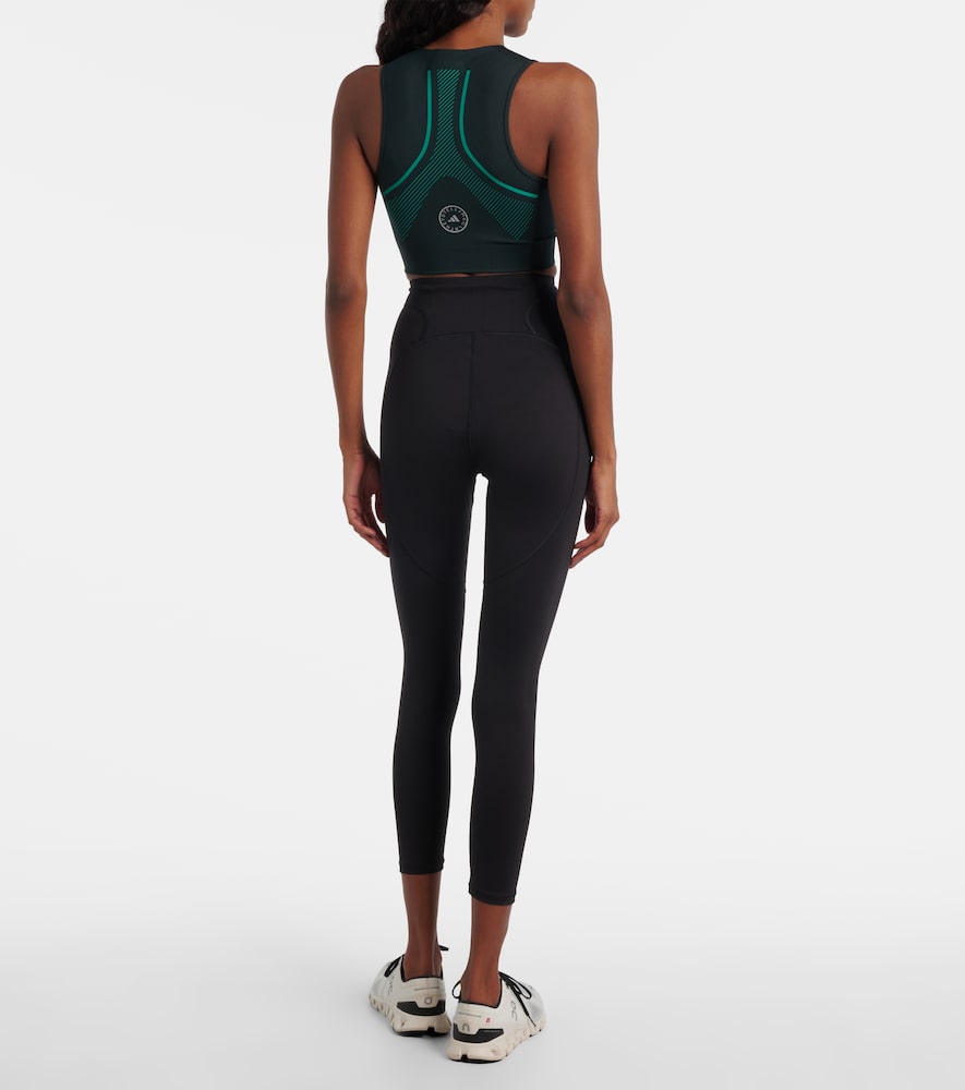 By Stella Mccartney Logo Crop Top