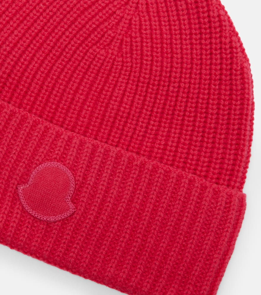 Moncler Mütze Aus Kaschmir In Red