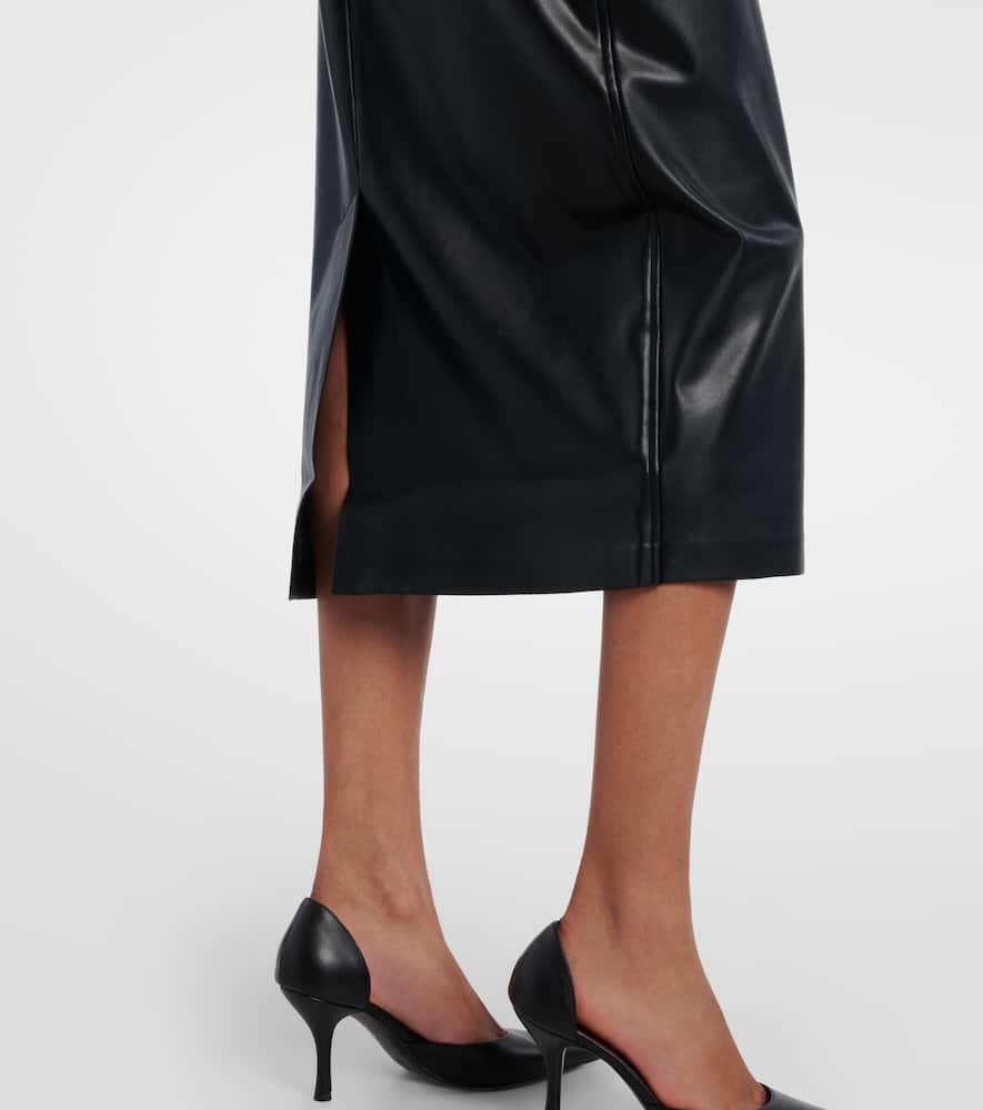 Norma Kamali Straight Skirt To Midcalf In Black
