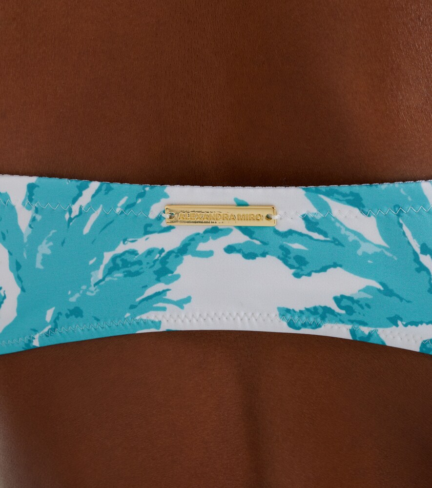  Alexandra Miro Alexandra Miro Carlotta Printed Bandeau Bikini Top 