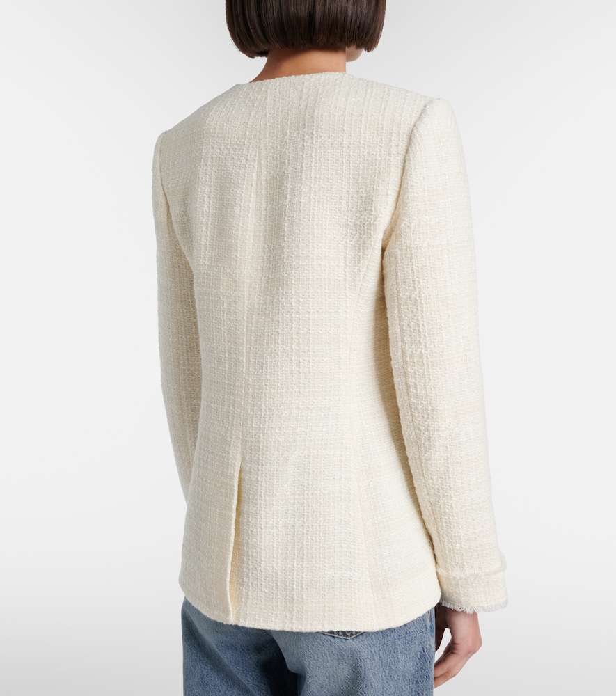  Veronica Beard Veronica Beard Double-breasted Tweed Blazer 