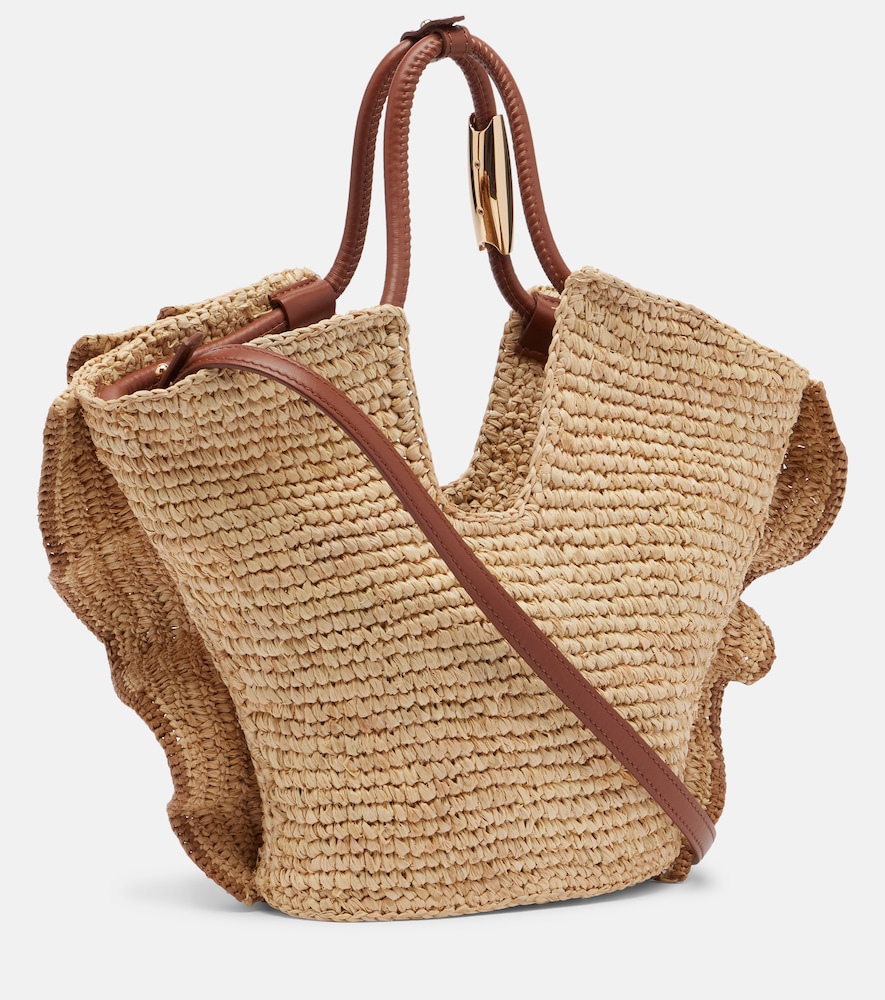  Zimmermann Zimmermann Schultertasche Goldentime Small Aus Raffiabast 