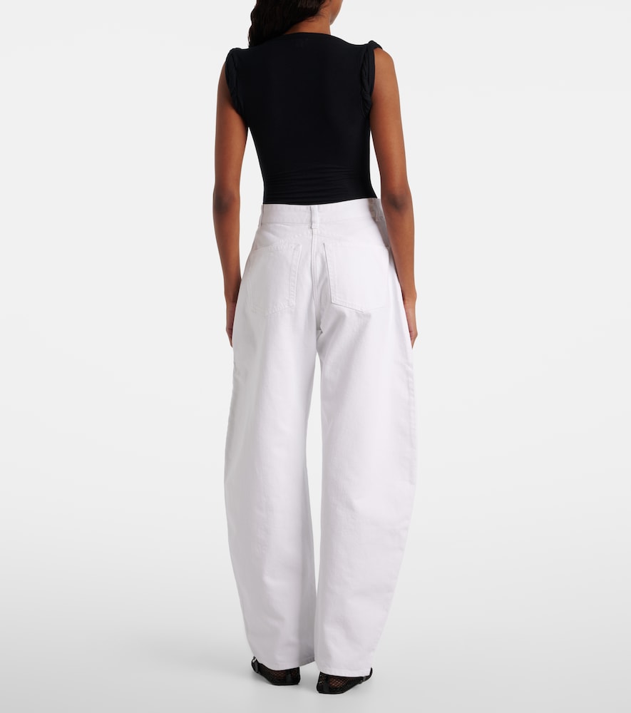  Alaia Alaia Barrel-leg Jeans 