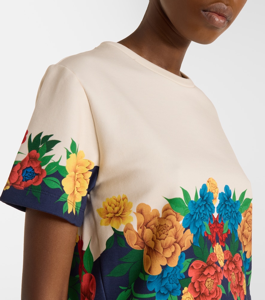 La Scala Floral Cotton Jersey T-Shirt