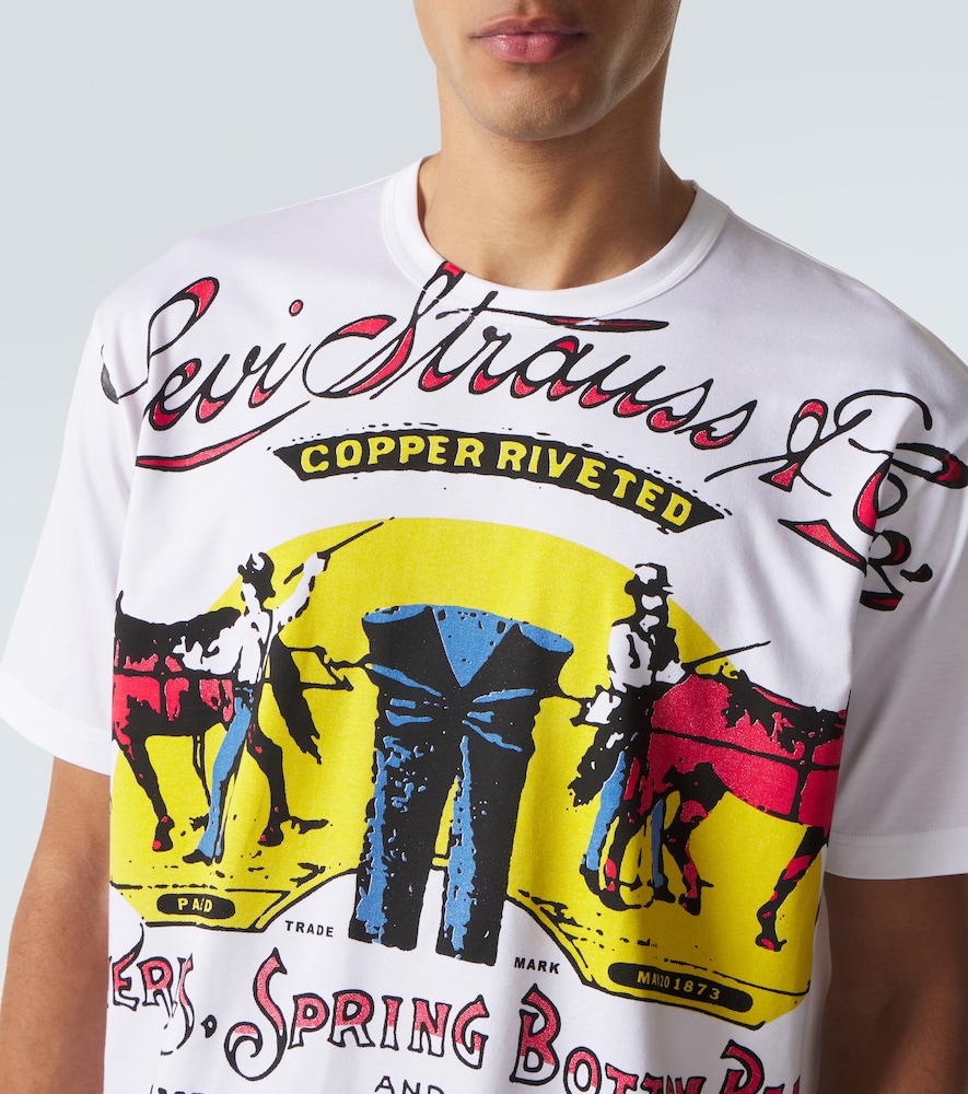  Junya Watanabe Junya Watanabe X Levi's® T-shirt Aus Baumwoll-jersey 