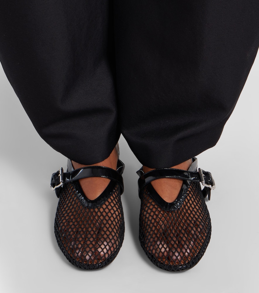 Alaïa Fishnet Mules