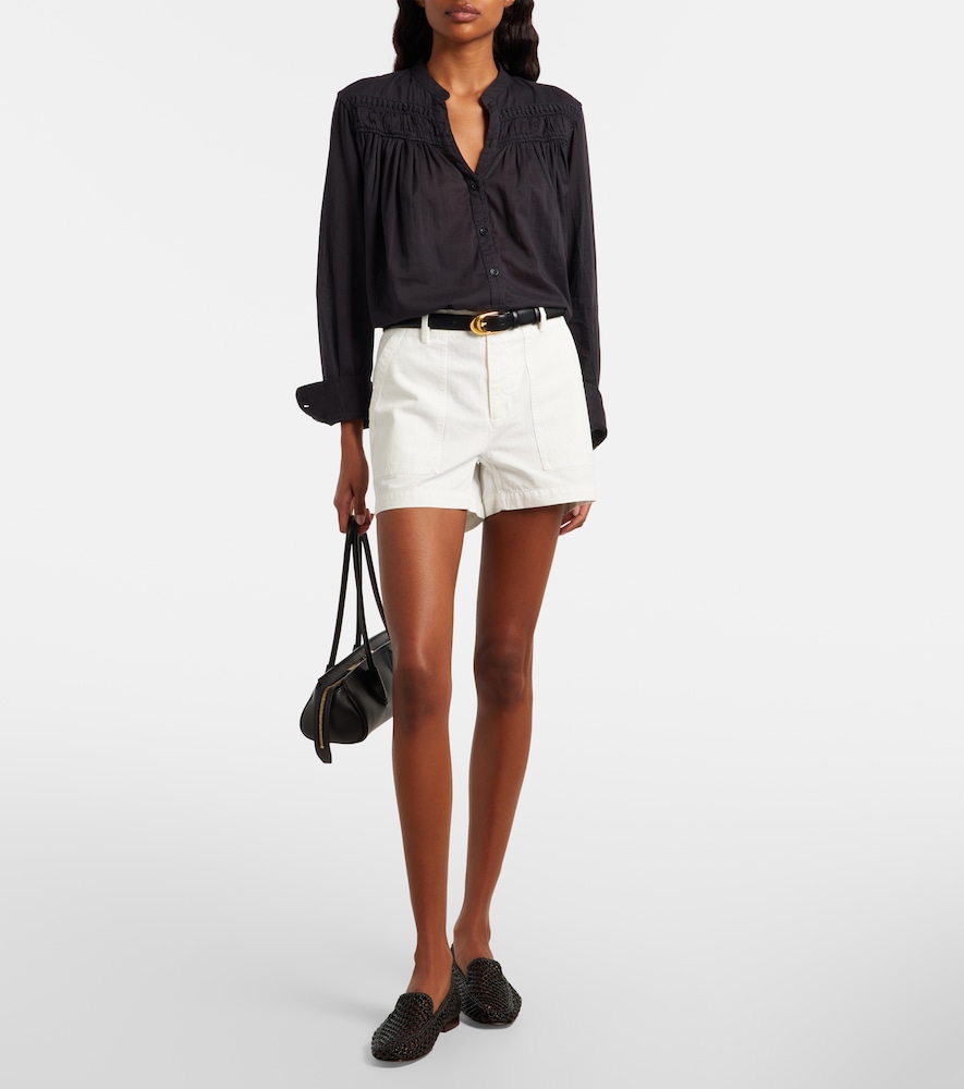  Nili Lotan Nili Lotan Utility Cotton Shorts 
