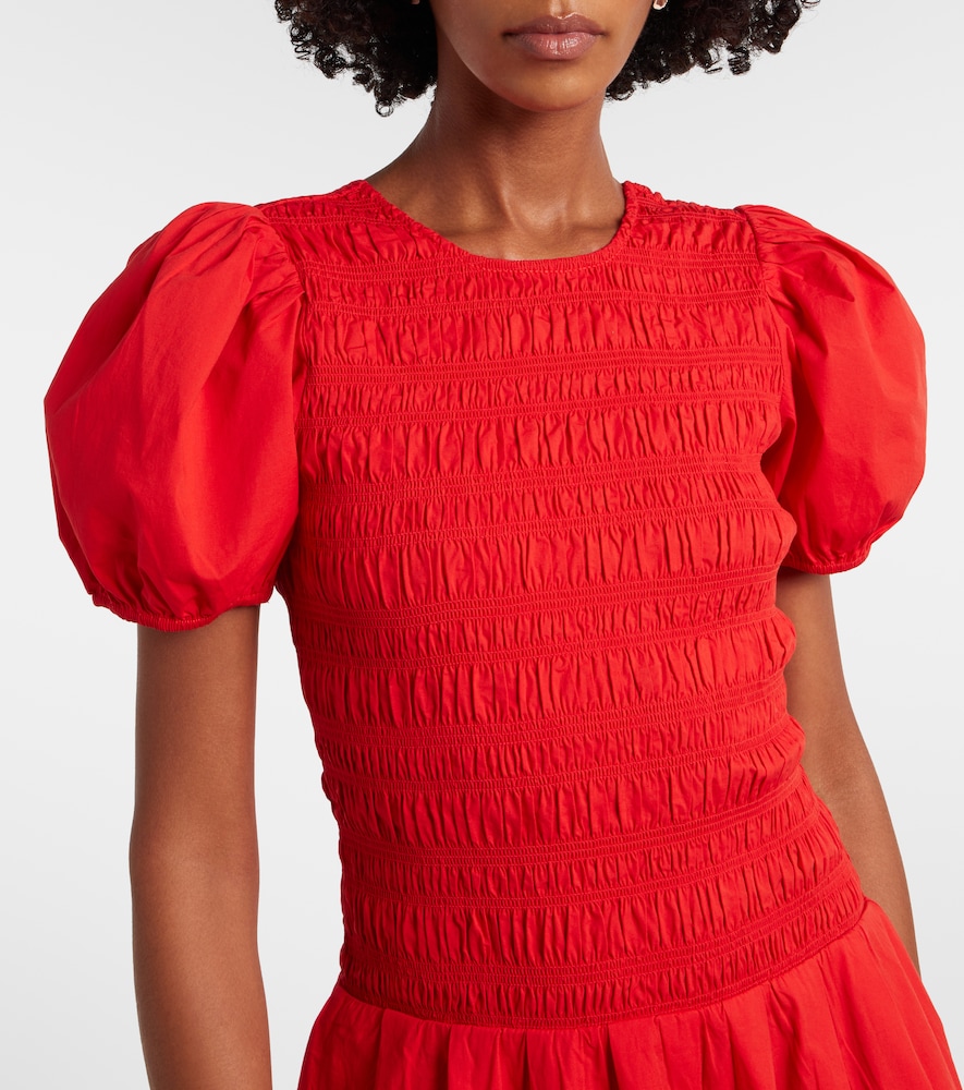  Ganni Ganni Midikleid Aus Popeline 
