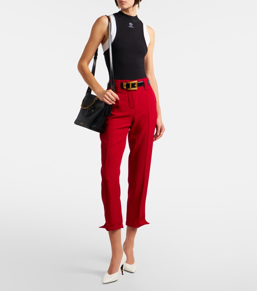 Layered Cotton-Blend Tank Top