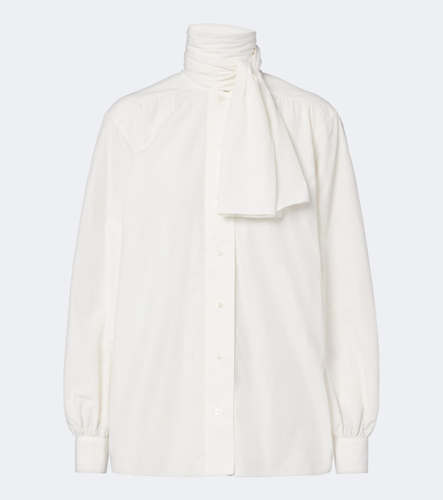Blusa con sciarpa