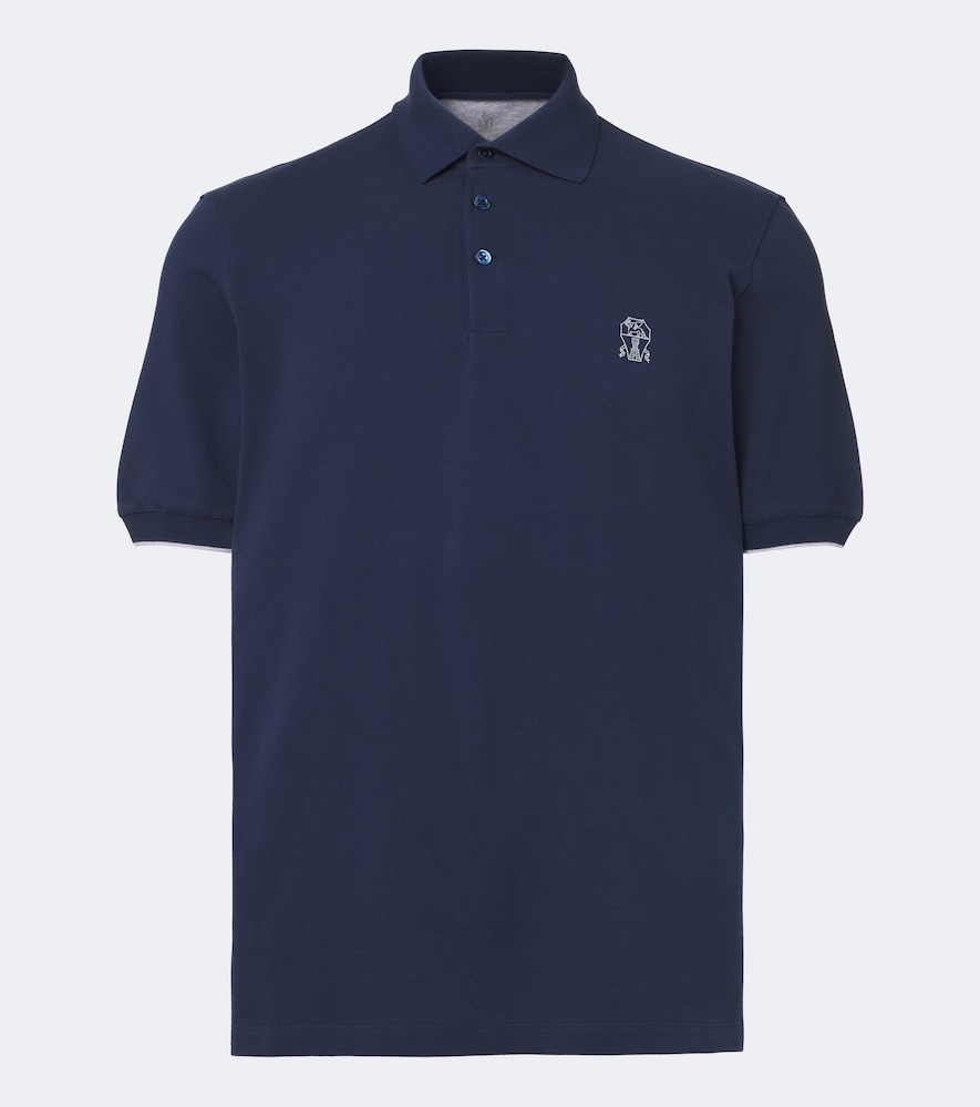 Brunello Cucinelli Polo en coton logo 560 €