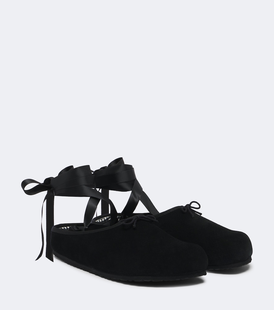 X Repetto Mules Opera aus Veloursleder