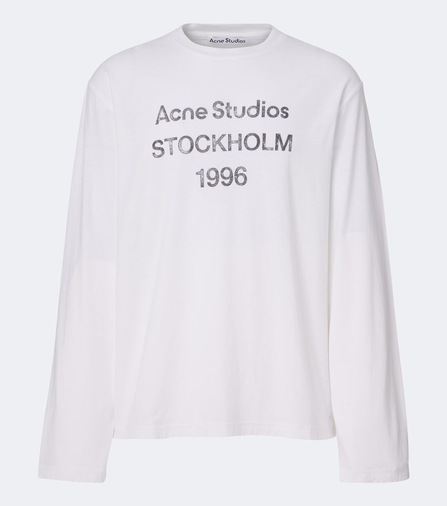T-shirt in jersey di cotone con logo