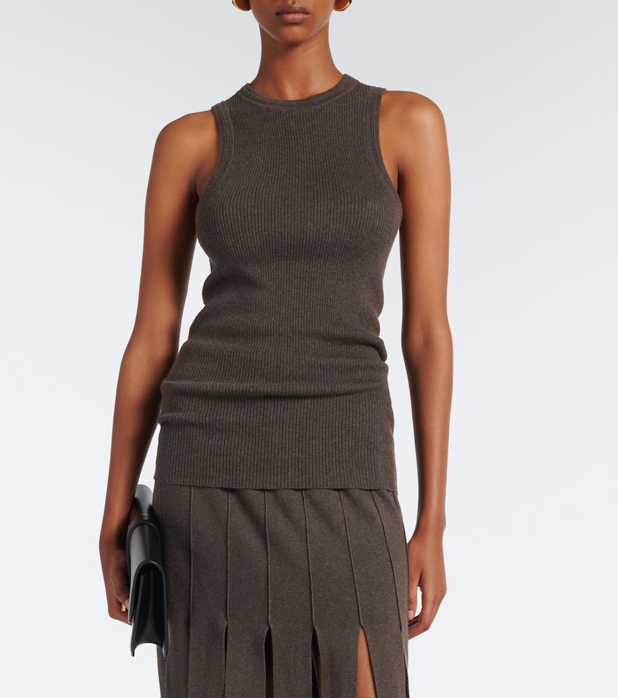 Amya Cotton And Cashmere Tank Top
