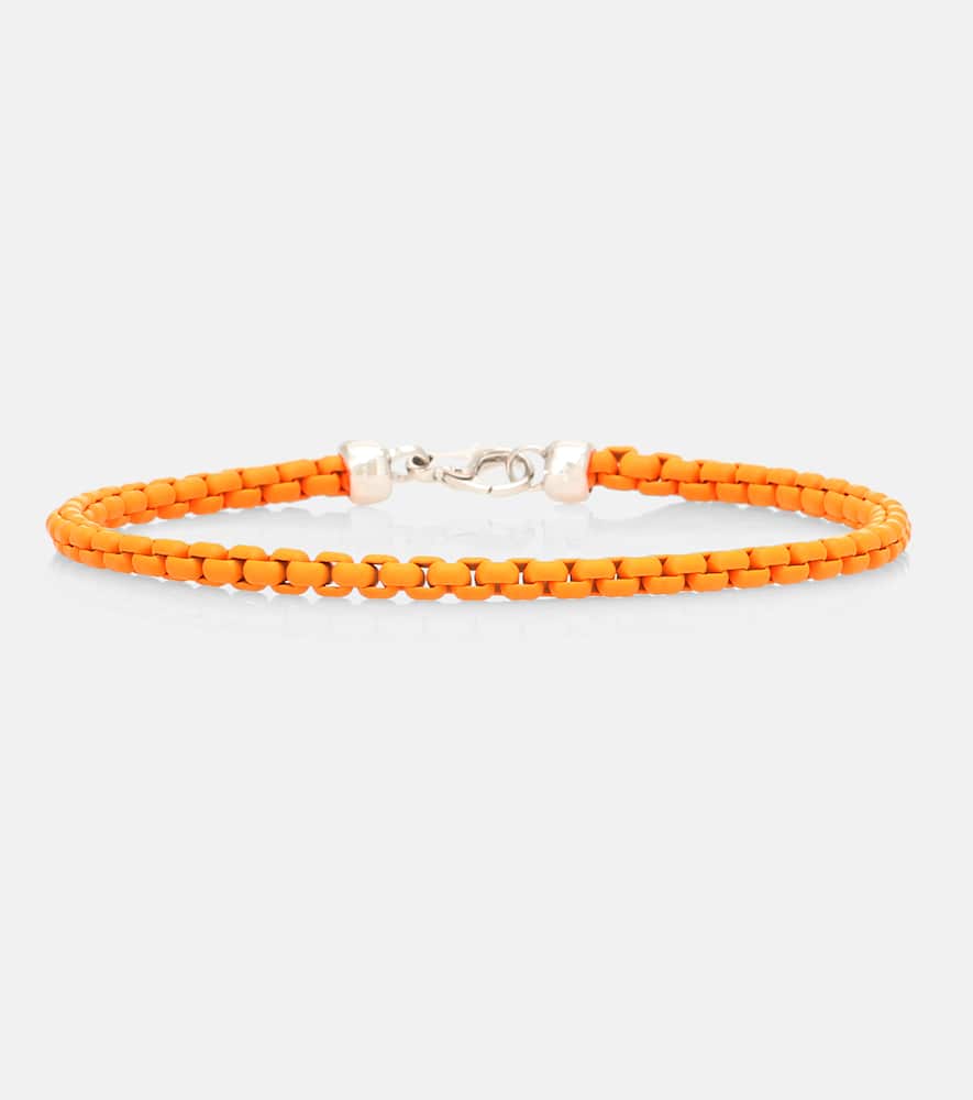 Eera Eéra Giada 18kt white gold and silver anklet