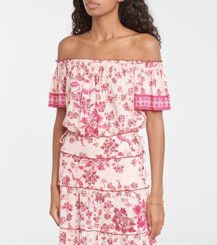  Poupette St Barth Poupette St Barth  Floral Maxi Skirt 