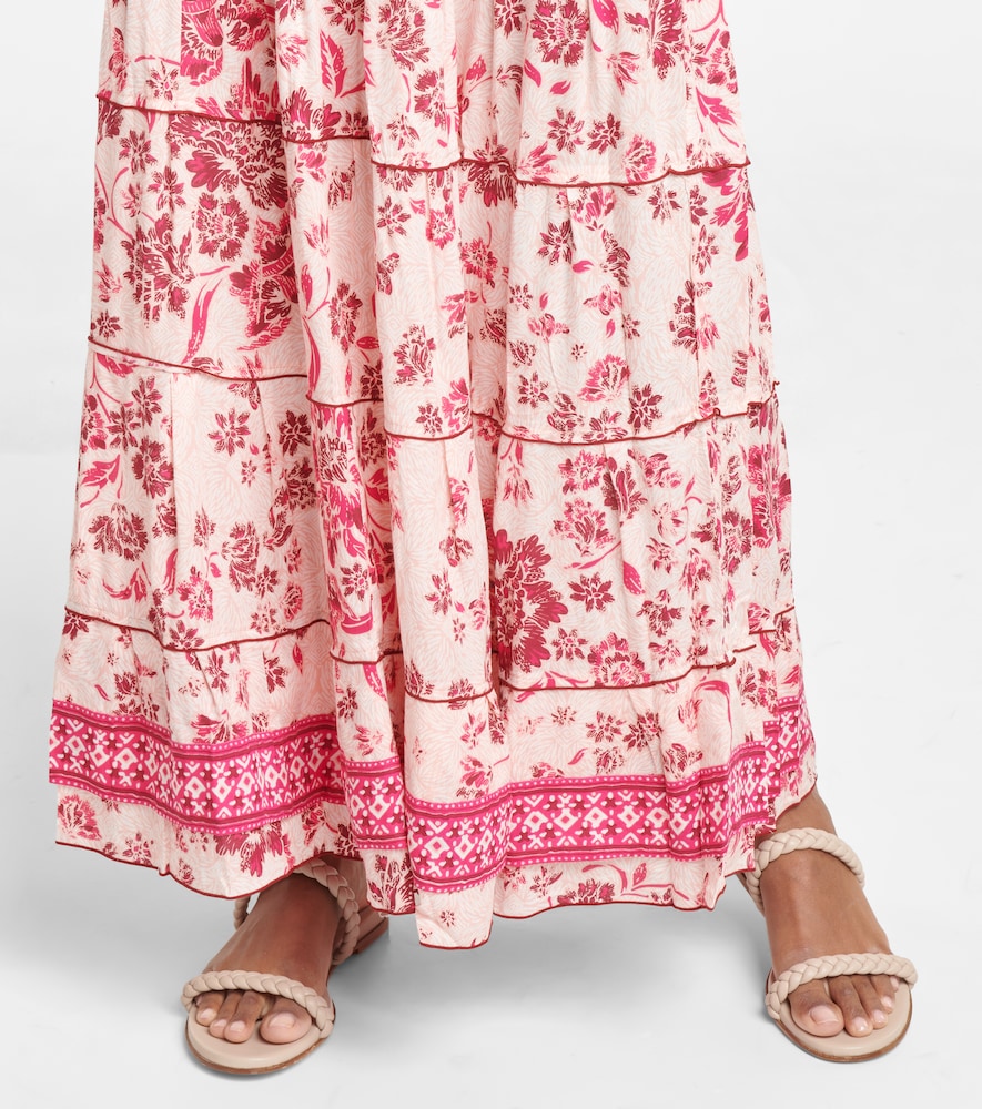  Poupette St Barth Poupette St Barth  Floral Maxi Skirt 