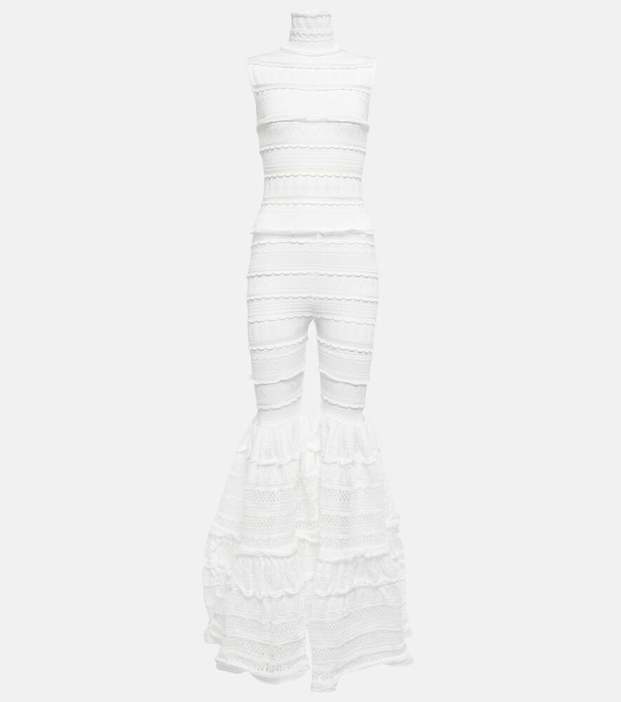 Alaïa Crinonline flared jumpsuit