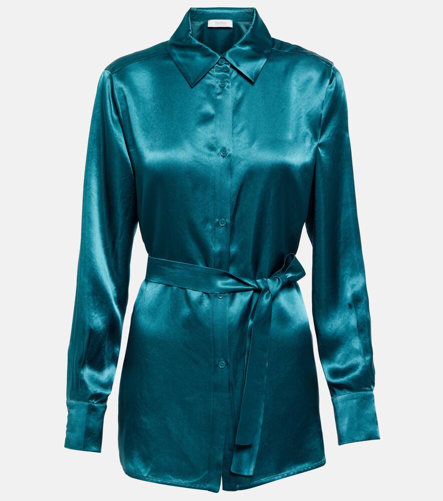 Max Mara Holiday belted shirt