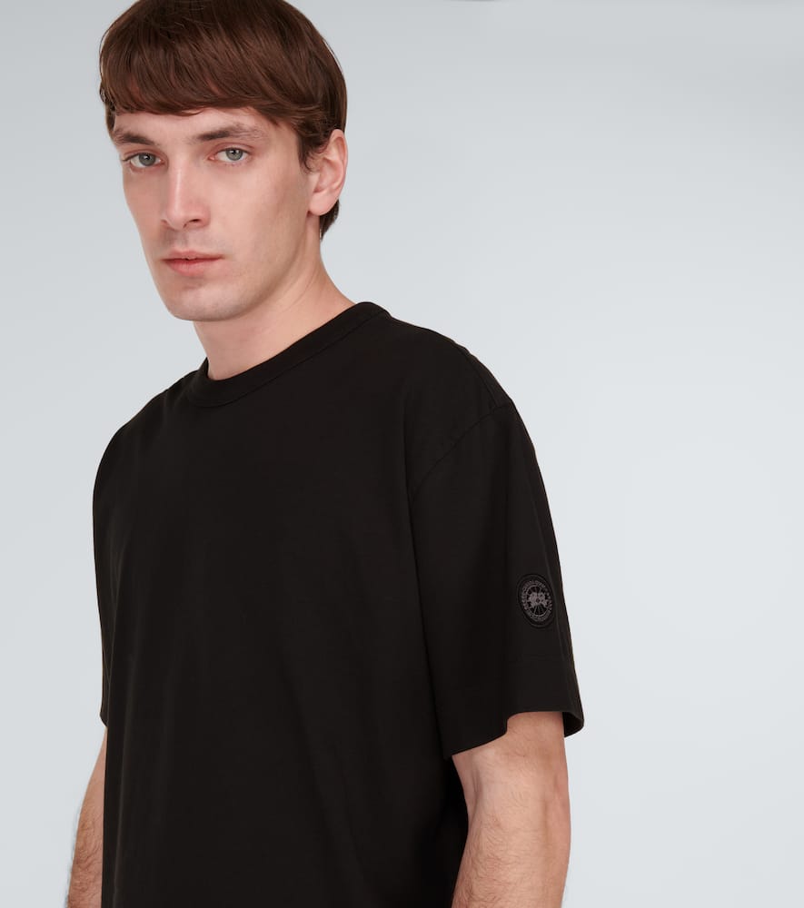 Shop Canada Goose Gladstone Cotton T-shirt In Black