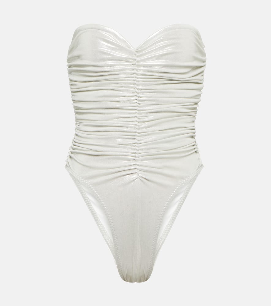 Norma Kamali Slinky Marissa bandeau swimsuit