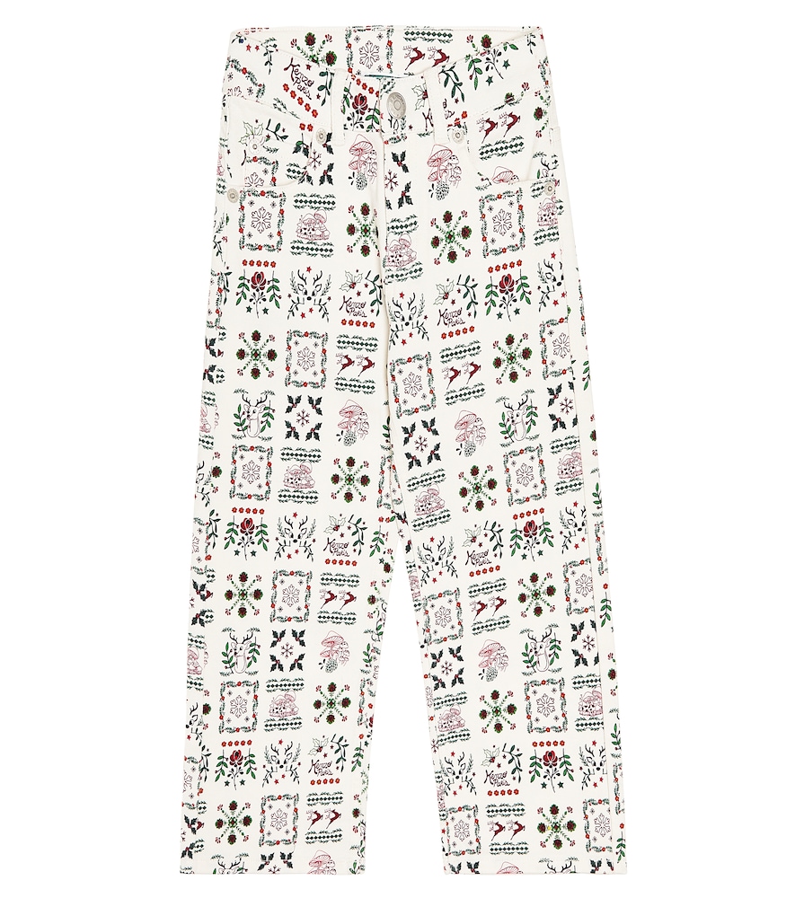 Kenzo Kids Printed cotton pants　ケンゾー キッズ プリント コットン パンツ Kenzo