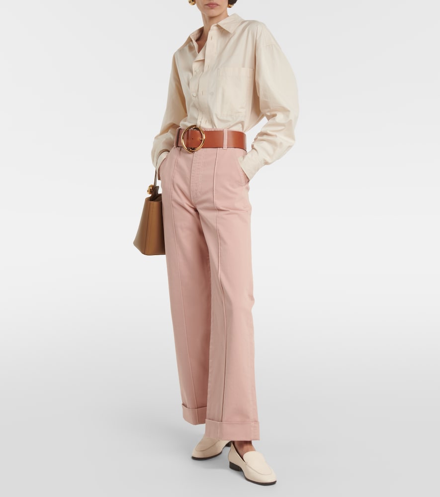 Frame 70s high-rise straight jeans