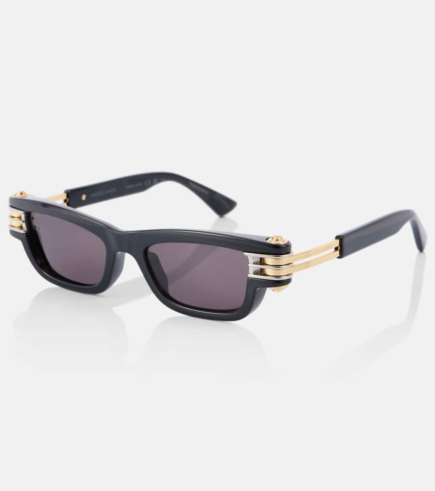 Bottega Veneta Bolt Square Sunglasses In Black