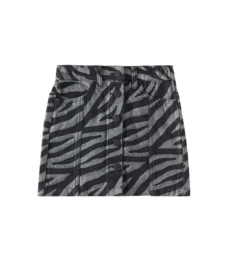 Molo Bera zebra-print skirt