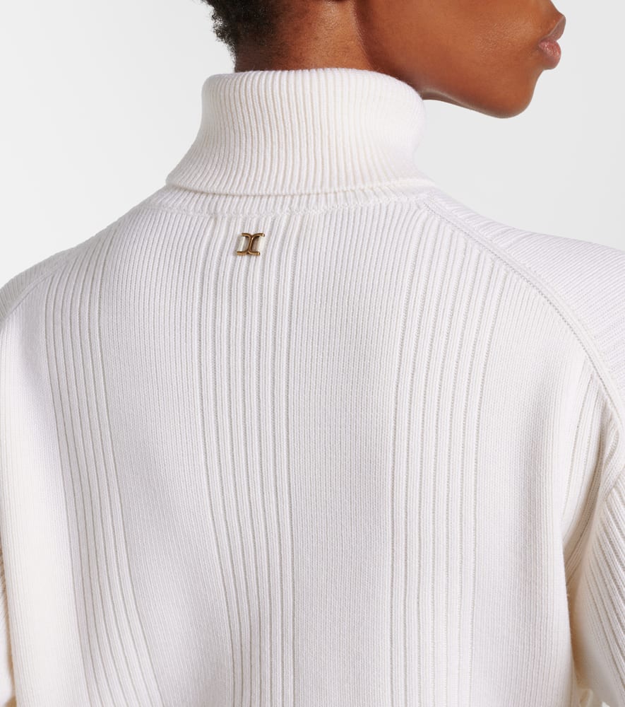 Chloé Wool-blend Sweater In White