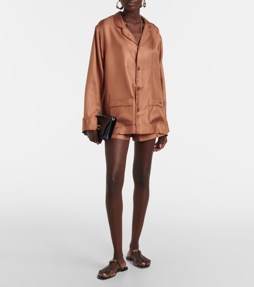  Tom Ford Tom Ford Shorts Aus Seiden-twill 