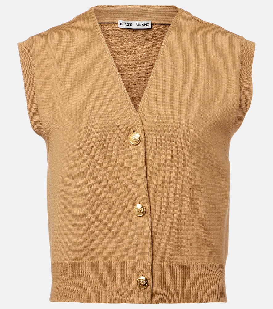 Blaze Milano Blazé Milano Sebright wool-blend sweater vest