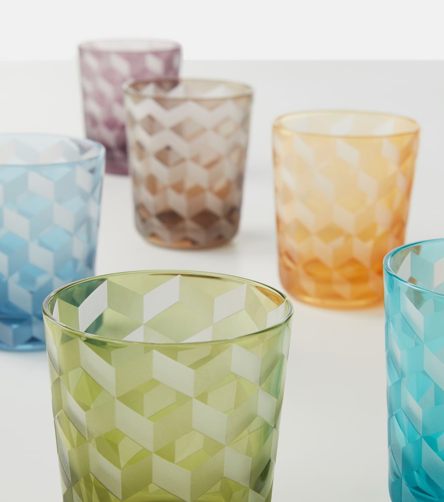  Polspotten Polspotten Set Blocks Aus Sechs Tumbler-gläsern 
