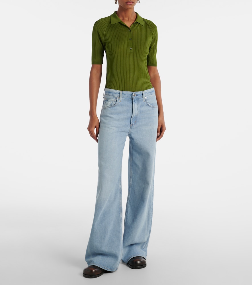 Paloma Mid-Rise Wide- Leg