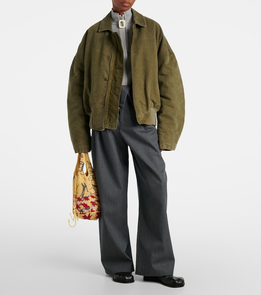 Jw Anderson Jw Anderson Oversized Cotton Bomber Jacket 