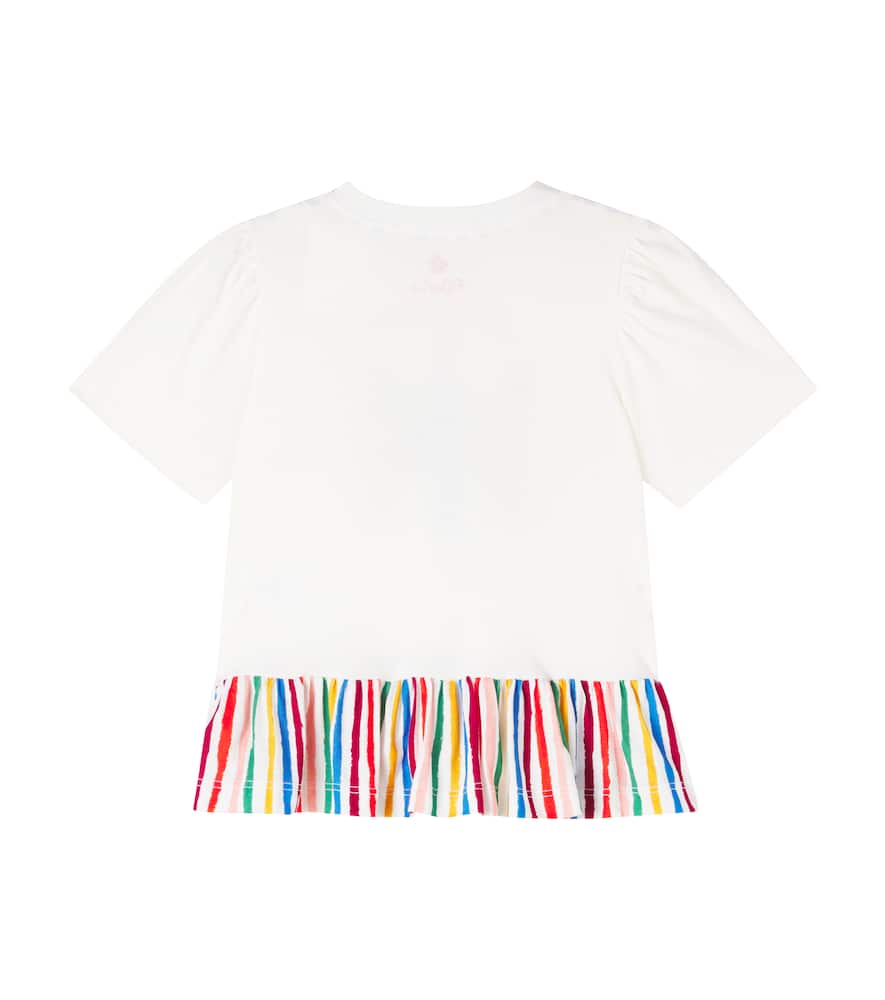 Fabula Fábula Silk Borboiris Printed Cotton Top In Multi