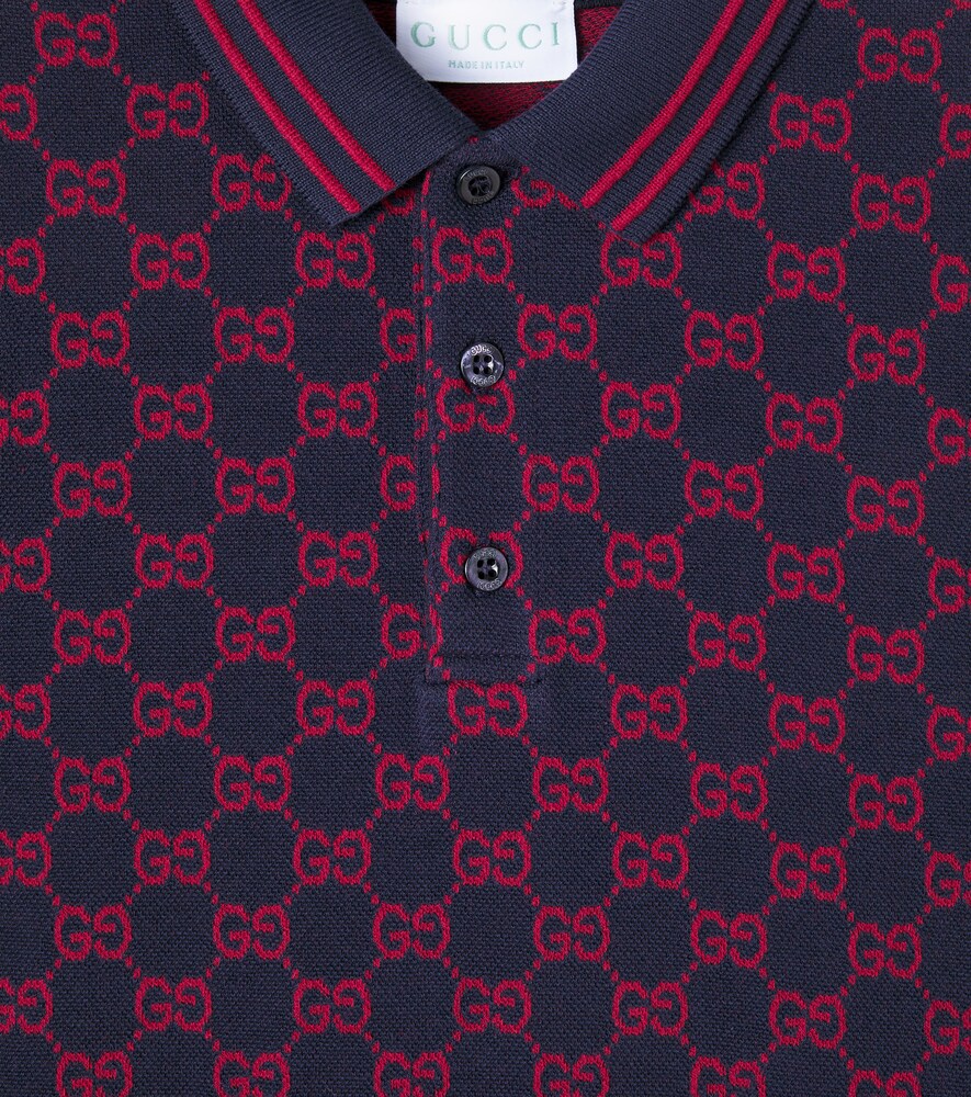  Gucci Kids Gucci Kids Polohemd Gg Aus Baumwolle 