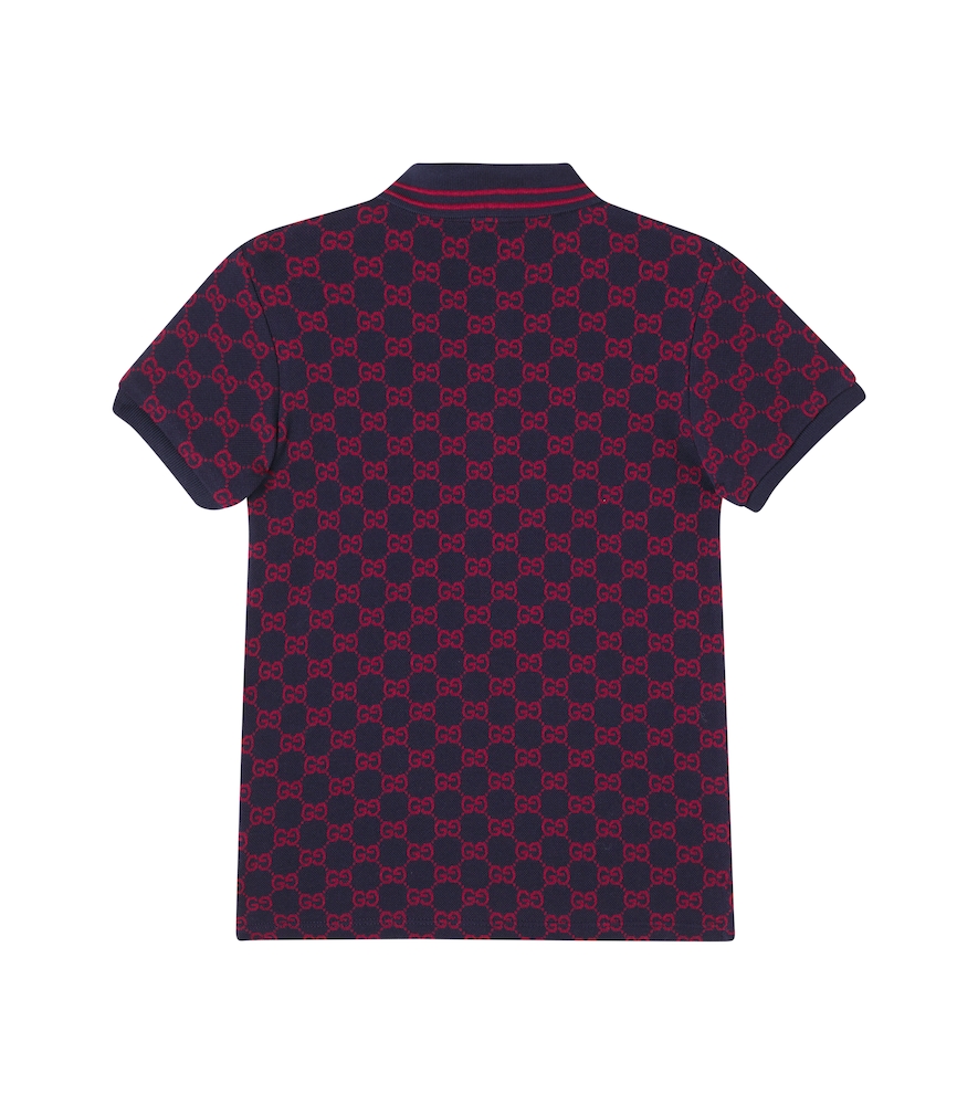 Gucci Kids Gucci Kids Polohemd Gg Aus Baumwolle 