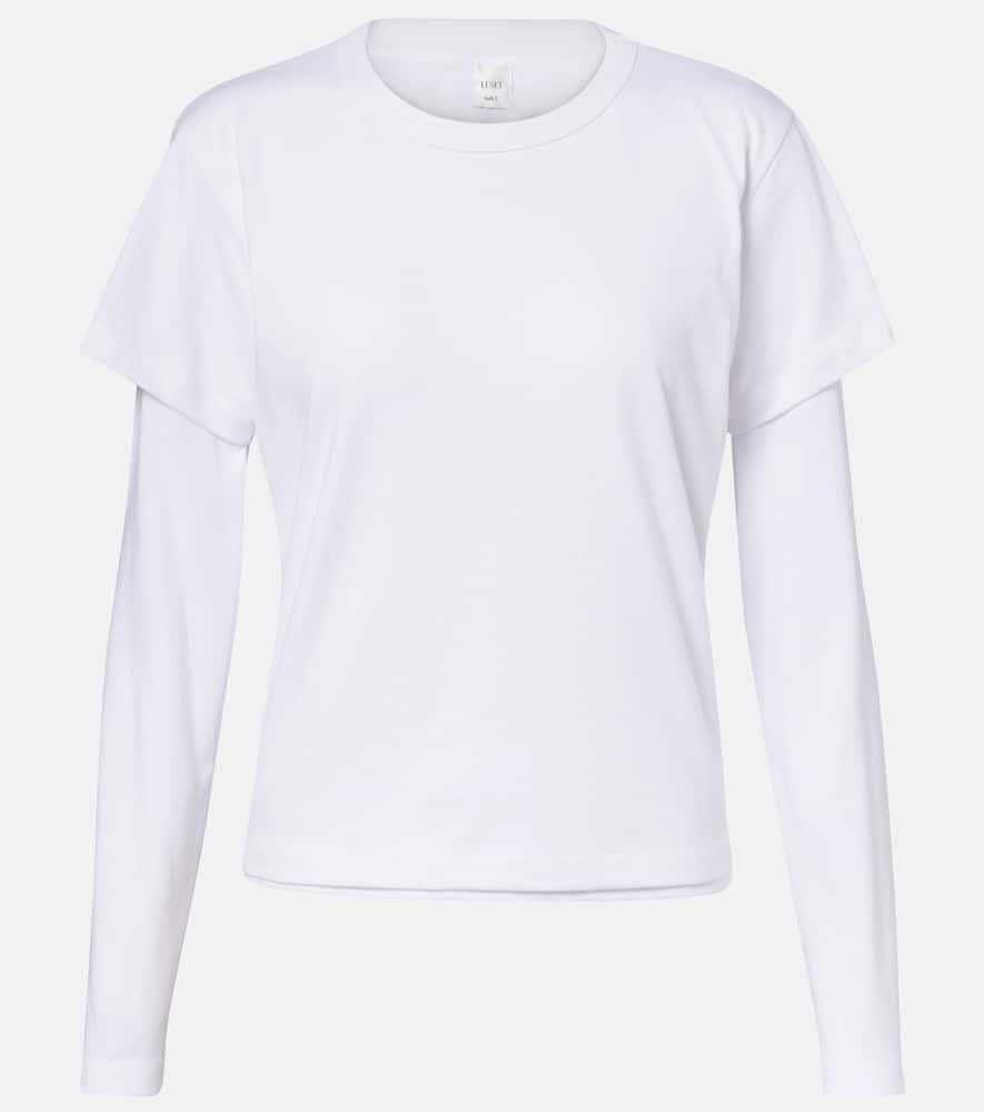 Leset Margo Set Of 2 Cotton Tops In White