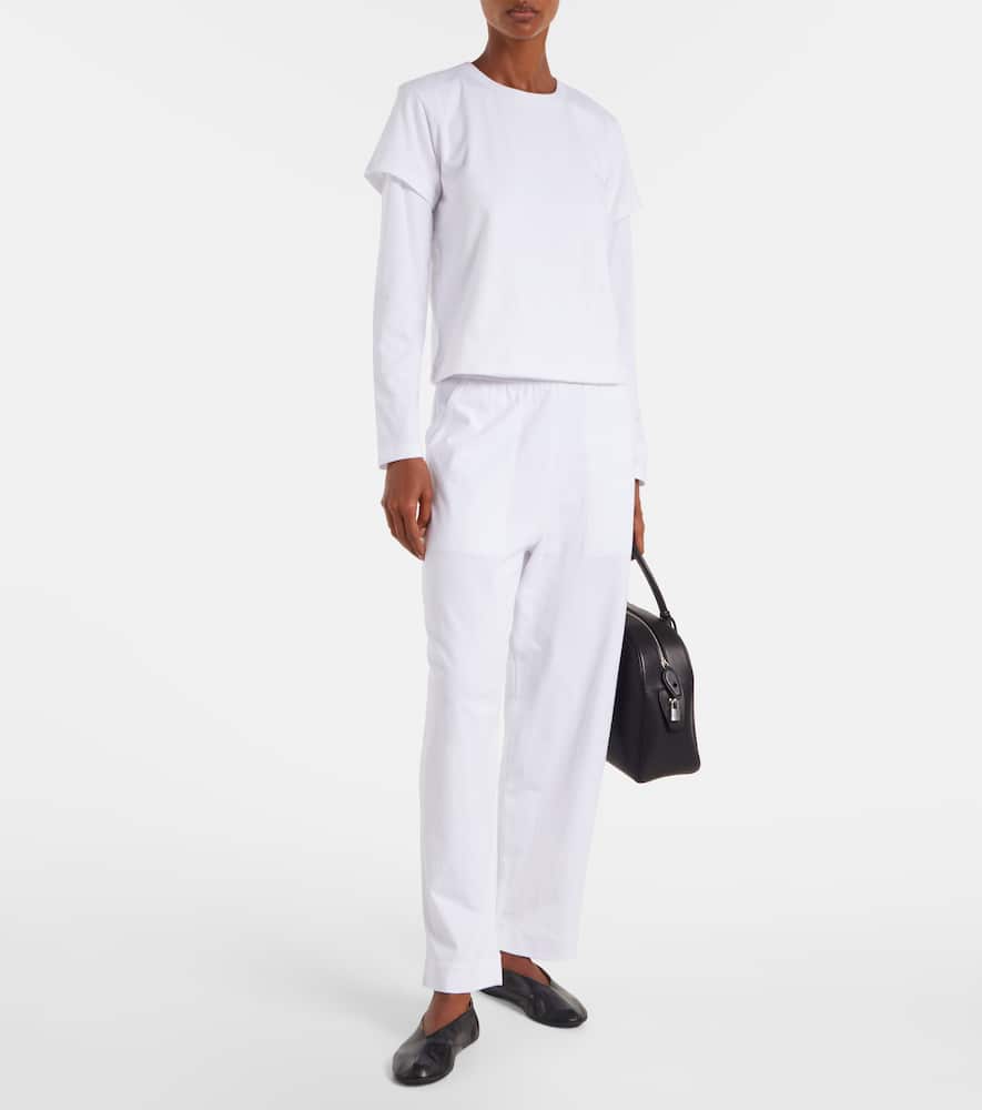 Leset Margo Set Of 2 Cotton Tops In White