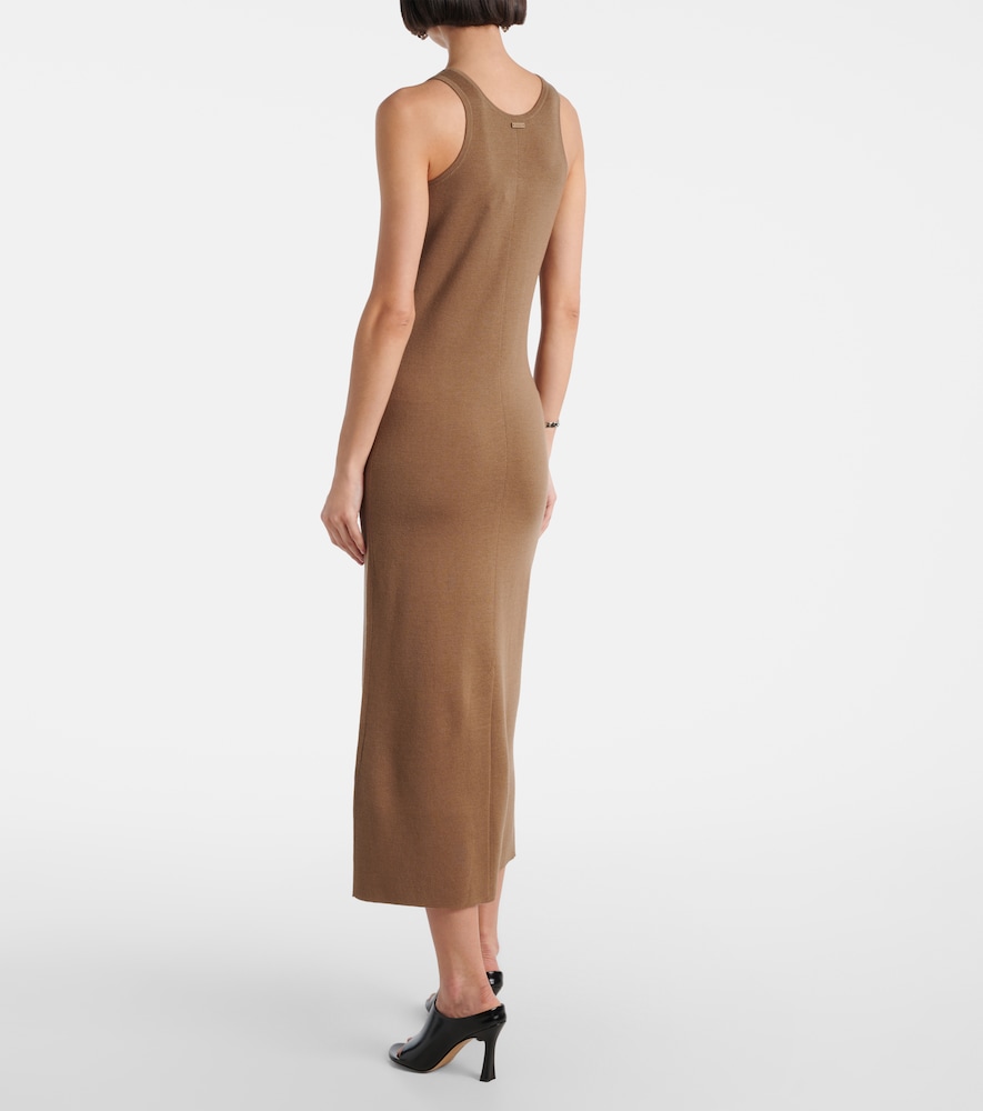 Aceri Virgin Wool Midi Dress