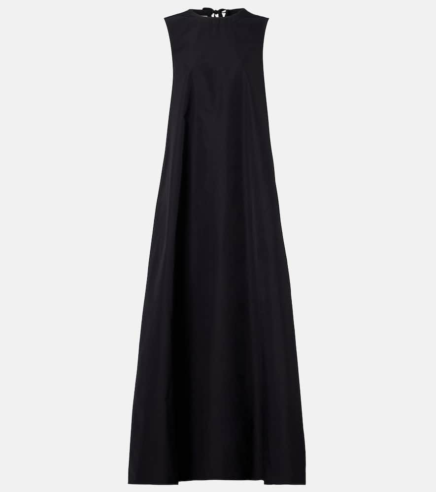 Plan C Satin Gown In Black