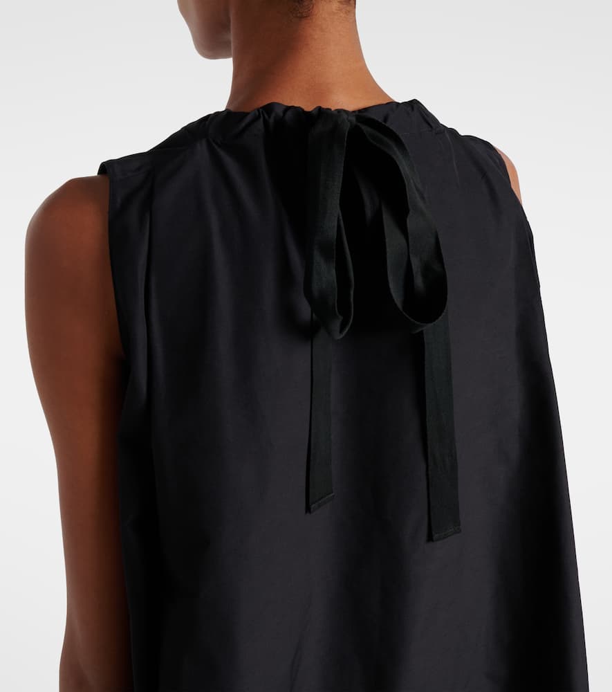 Plan C Satin Gown In Black
