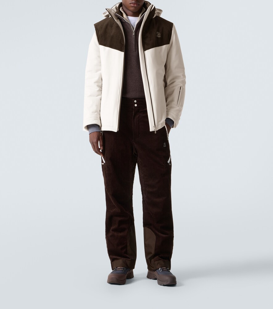  Brunello Cucinelli Brunello Cucinelli Skijacke Mit Cord 
