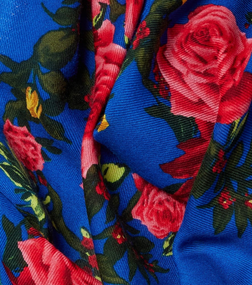  Magda Butrym Magda Butrym Floral Wool Scarf 