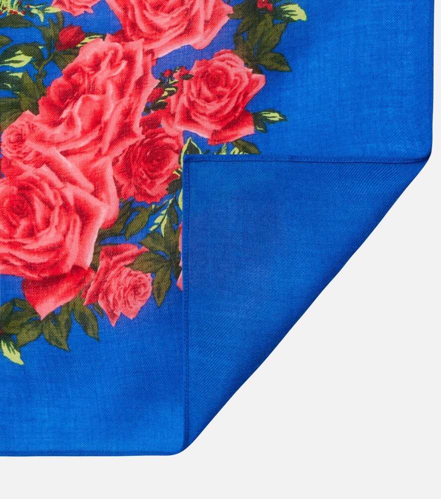 Magda Butrym Magda Butrym Floral Wool Scarf 