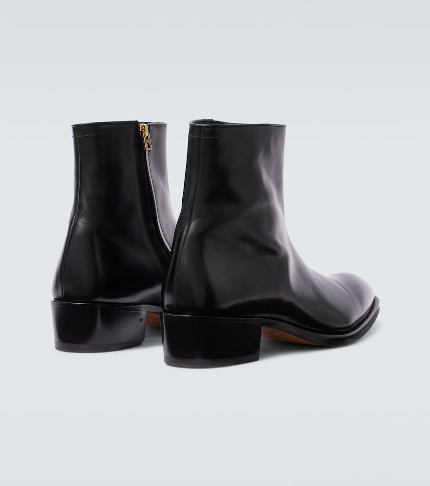  Tom Ford Tom Ford Vincent Leather Ankle Boots 