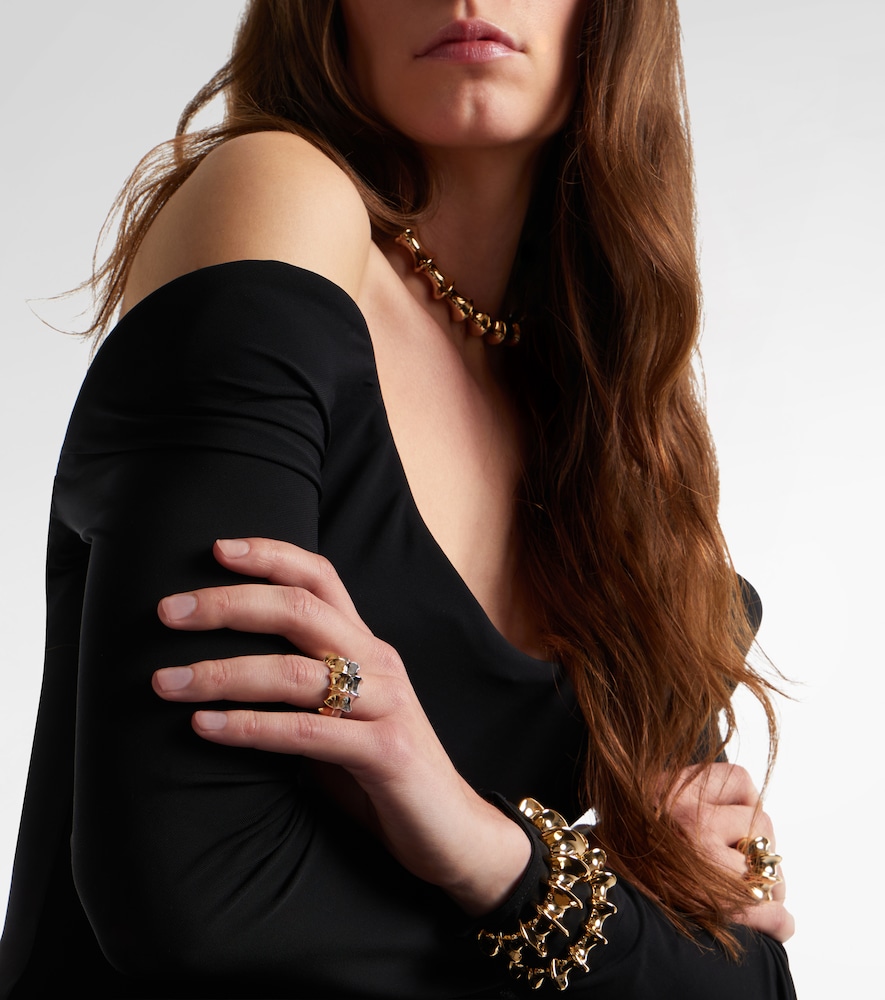  Jennifer Fisher Jennifer Fisher Double Murphy Gold-plated Ring 