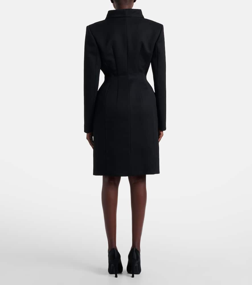 Wardrobe.nyc Wardrobe. Nyc Crêpe Minidress In Animal Print