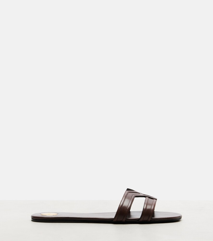  Saint Laurent Saint Laurent Sandalen Mabrouka Aus Leder 